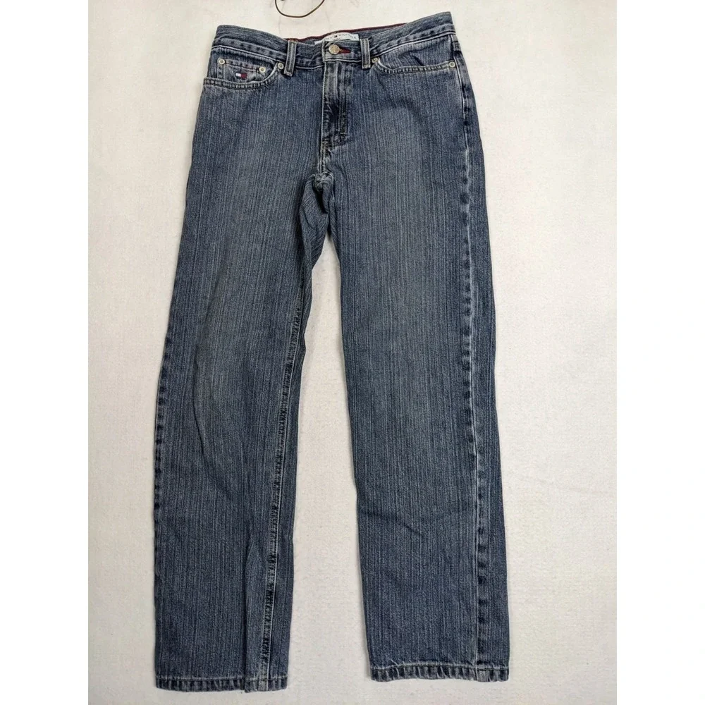 Tommy Hilfiger‎ Womens Size 4 Blue Denim Straight Leg Jeans